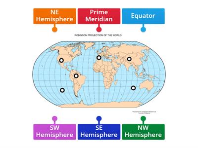 World Map-Latitude & Longitude 