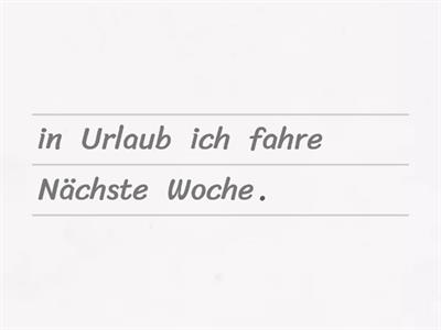 Präpositionen mit Dativ - Deutsch A1