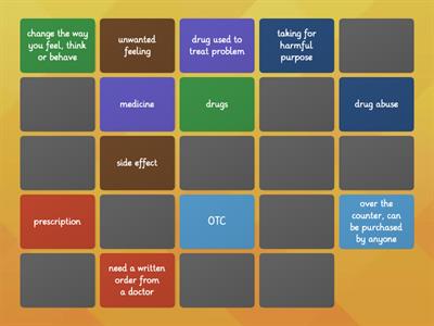 Introduction to Drugs- Vocabulary