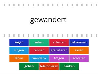 A1 - 6. Perfekt - Partizip II - schnell