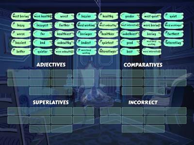 COMPARATIVES AND SUPERLATIVES