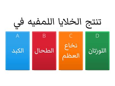 اختر الإجابة الصحيحة