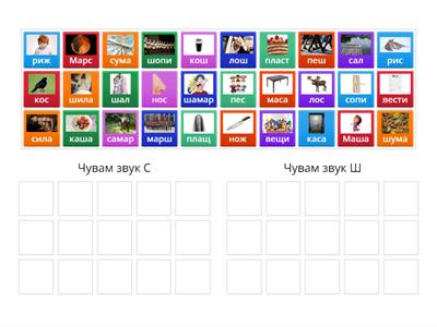 Диференциация на звукове С и Ш - развитие на фонематичен слух