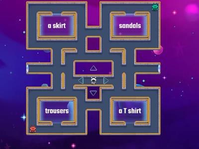 Treetops 2 - Unit 7: My clothes (maze chase) 