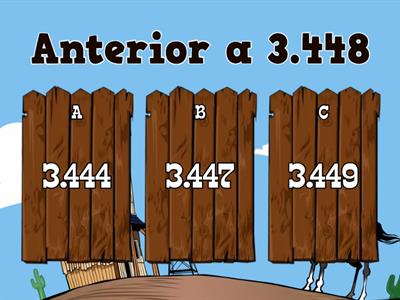 Número anterior y posterior numeros de 4 y 5 cifras