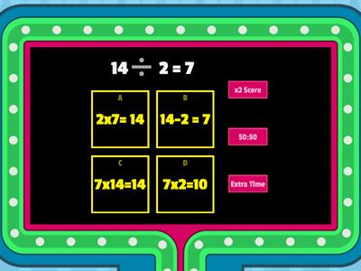 Related Multiplication and Division Facts