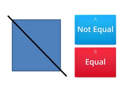 Equal or Not Equal Parts