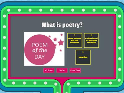 Poetry y11 2024 Intro