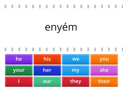 Possessive adjectives and Personal pronouns