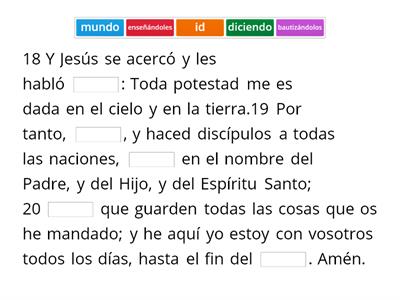 Mateo 28:18-20