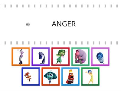 EMOTIONS - INSIDE OUT MOVIE CHARACTERS