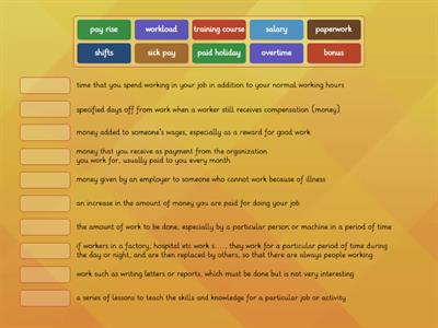 Working and employment conditions