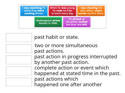 Past simples vs Past continuous