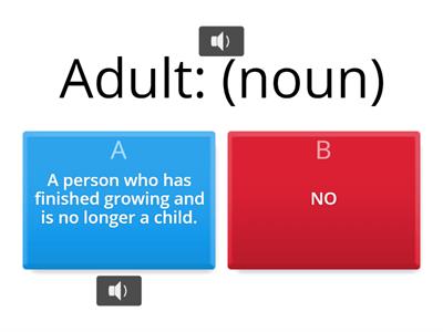 ESL - FAMILY - Vocabulary - Definitions (A-D)
