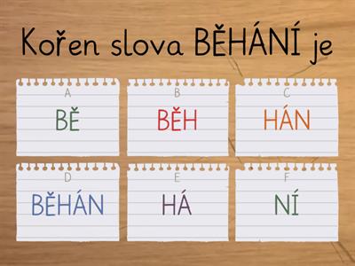 český jazyk 4. třída