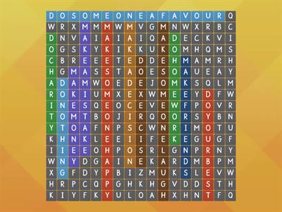 Make and do - Wordsearch