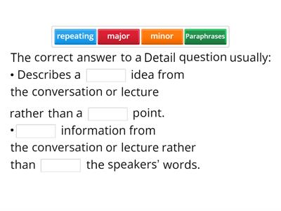 TOEFL Day 7 Detail Questions Tips