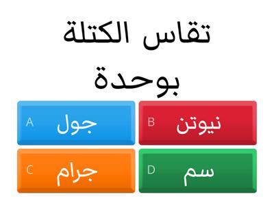 الوحدة الخامسة علوم سادس ف3مراجعة 