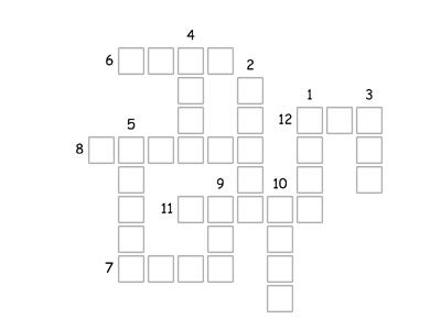 Spelling 2-10 Crossword