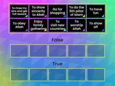 Virtues and Lessons of Hajj, Quiz2: