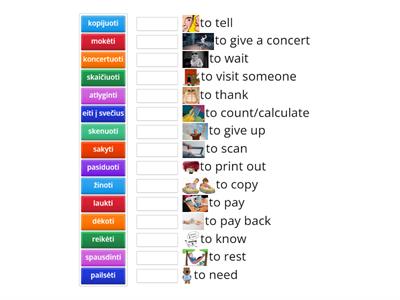 Learn Lithuanian - verbs IV