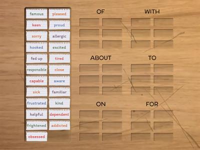 Adjectives and prepositions 2_ English File advanced