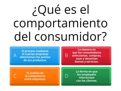 Modelo del comportamiento del consumidor