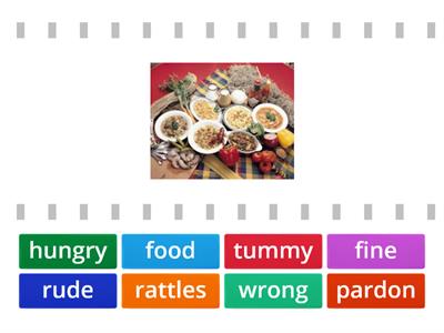 Tummy Rumble Vocabulary