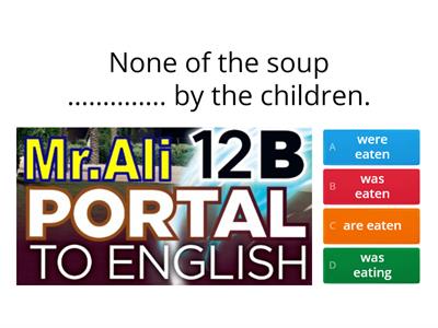 Grade 12 Unit 10 b Grammar  Mr Ali  