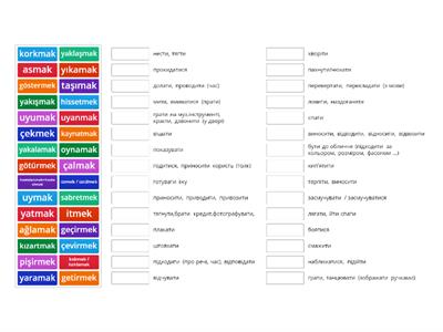 Список популярних турецьких дієслів_3