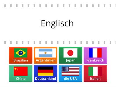 A0 KM - Länder und Sprachen