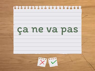 Yr 7 French Unités 1 et 2 Vocabulaire (Tapis Volant)