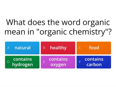 C2 Organic chemistry