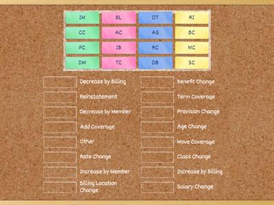 Adjustment Codes