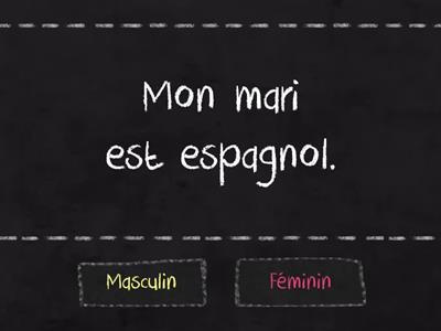 U1L1 masculin ou féminin