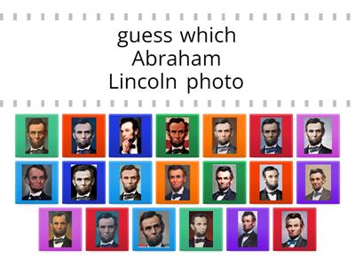 get lucky Abraham Lincoln