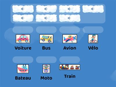 Les moyens de transport - Défi 