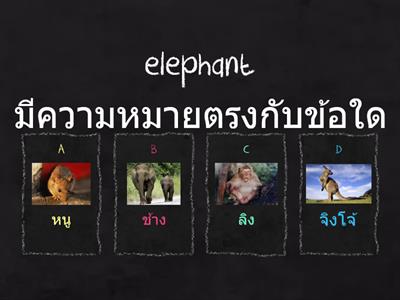 จับคู่คำศัพท์ EP1