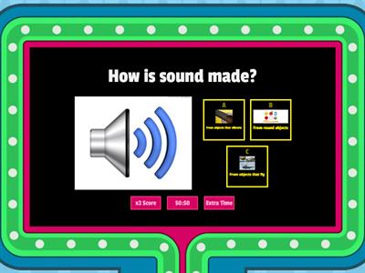 Grade 1 \science- What is sound review