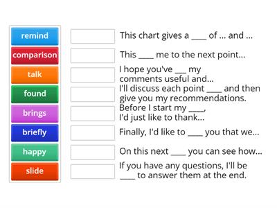 Intelligent Business Intermediate / Coursebook / Unit 3 / page 29 / Short Presentations