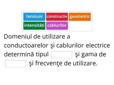 Cabluri și conductoare 1