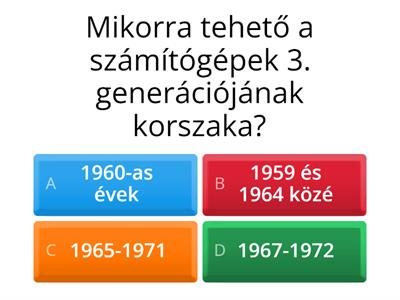 Számítógépek generációi, eredete