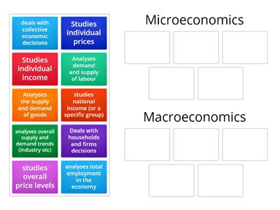Macro v Micro Economics 