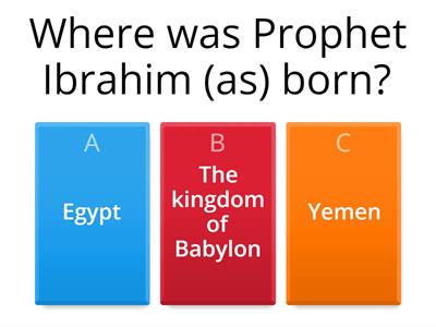 Prophet Ibrahim 1