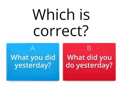 SO Pre-A2+ U1.1 questions forms drill