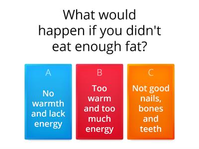 Nutrients questions
