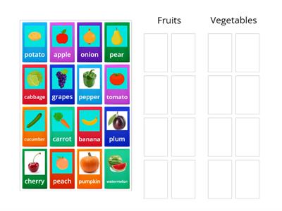 Fruits and Vegetables Revision