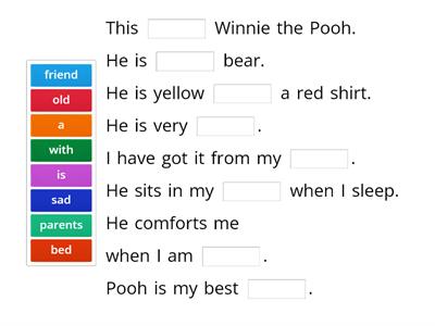 Gömda ord Winnie the pooh