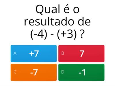 Operações com números inteiros (Professor Ronaldo)