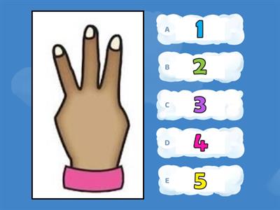 Números até 10 _ associação dos dedos aos números